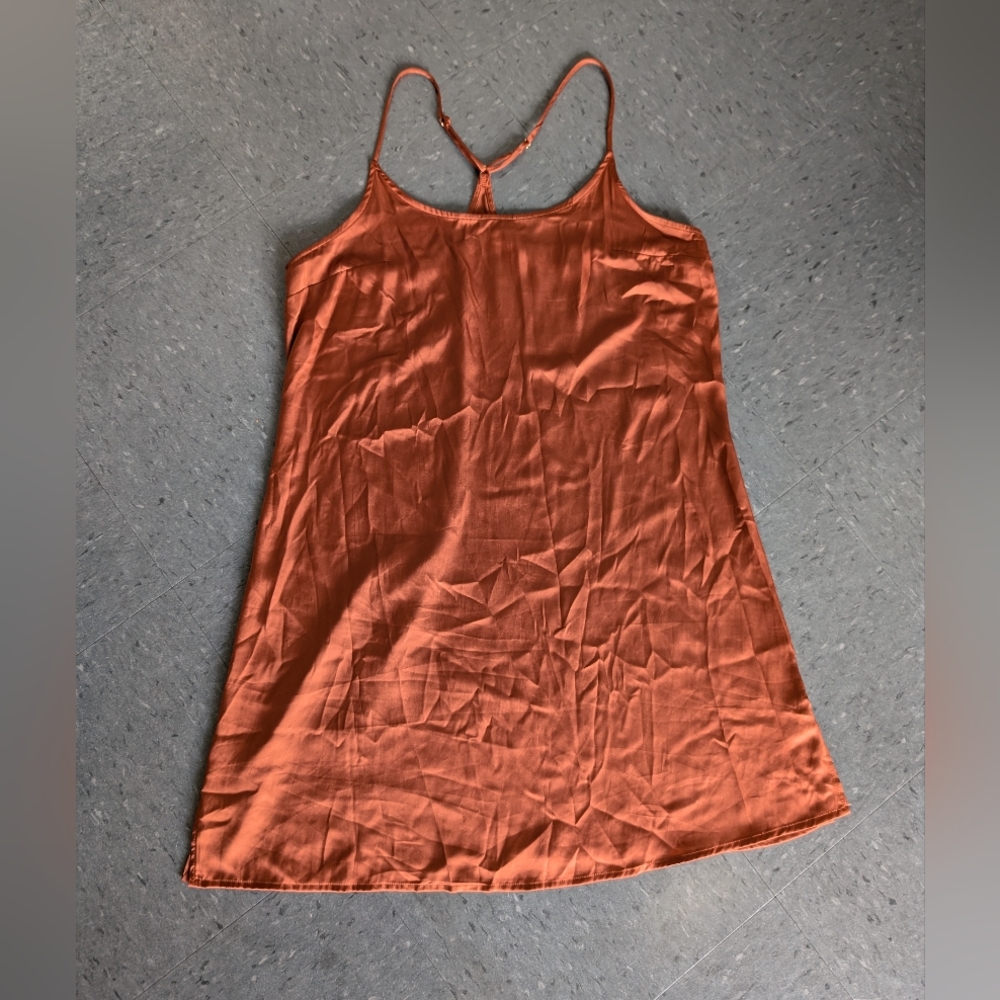 Stars Above Burnt Orange Slip Dress Size Medium